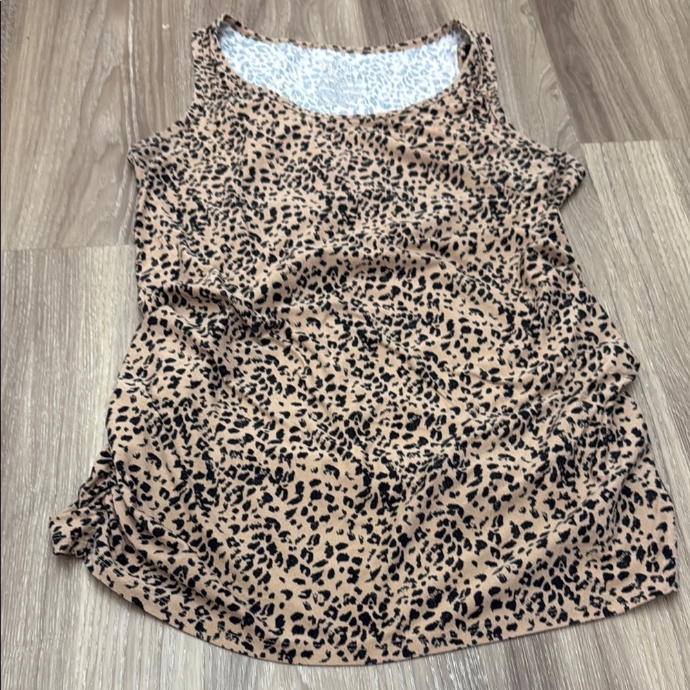 GUC Maternity Leopard Print Sleeveless Top